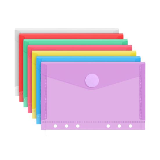 The Curved Flip Cover Features A Fastener Tape That Keeps Papers Firmly in Place