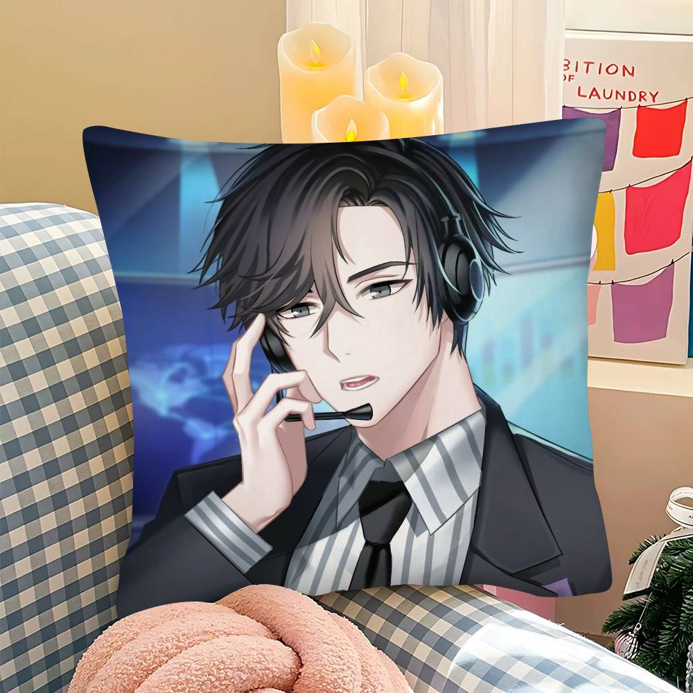 1Pc Mystic M-Messenger 707 Jumin Han Pillow Case Fashion Square Pillowcase Bedroom Sofa Room Ins Decoration Leisure