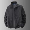 Popular Men's Two Open Sunscreen Clothing Summer Light and Breathable Men's Skin Clothing Men's Stand-Up Collar Outdoor Jacket