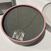 Used Lierrey Gold Horseshoe Necklace Horseshoe