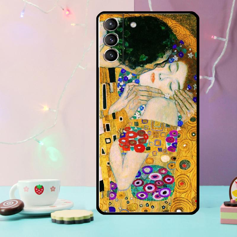 

Чехол для телефона «Звездная ночь» Климта «Поцелуй» для Samsung Galaxy S25 Ultra S20 S21 S22 S23 S24 Ultra Plus S9 S10 S25 FE Galaxy S24Ultra