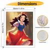 Disney Snow White Paint By Number Kit Drawing Canvas DIY Picture Home Decor Arts Crafts Wall Art Gift For Adults Aesthetic Room Decor