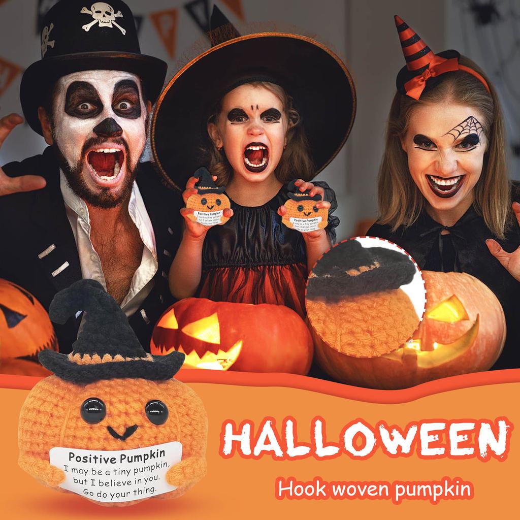 Funny Positive Life Vegetable Creative Knitted Animal Holding Card Crochet Easter Birthday Christmas Girls Gift Party Decor