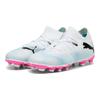 Puma Future Match 7 FG AG Big Kid Phenomenal Pack Kids Sneakers White Black Poison-Pink 107729-01