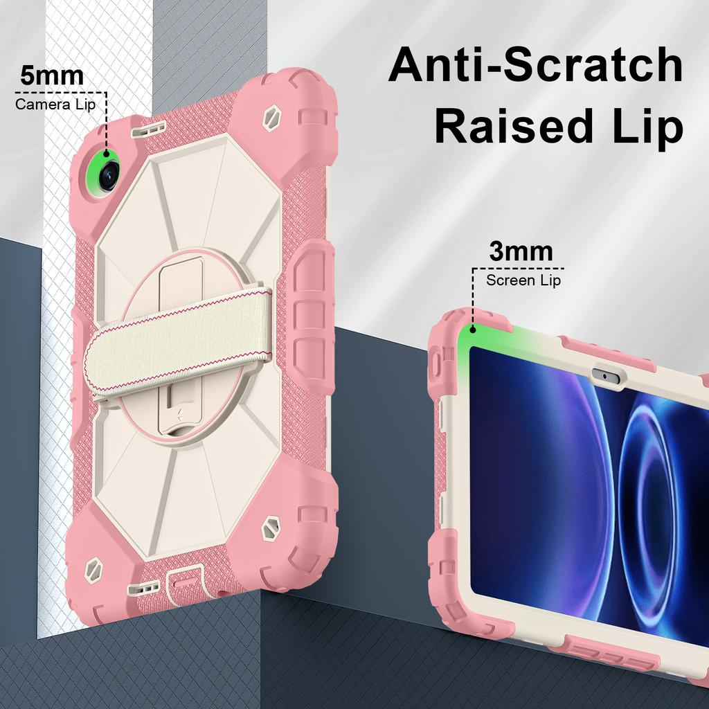 For Poco Pad C1 Redmi Pad 2 9.7" Case 360 Rotation Handle Hand Ring Kickstand Tablet Protective Cover Shoulder Strap