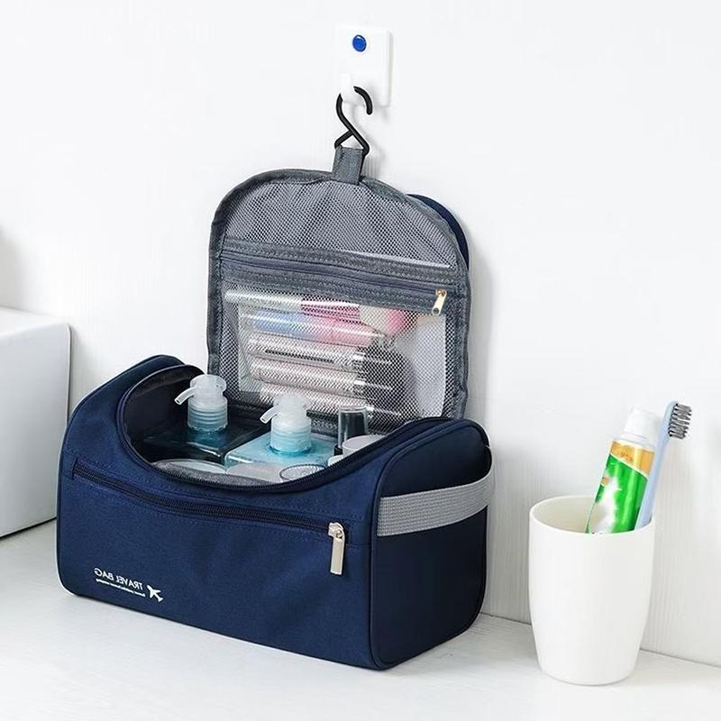 Large Travel Cosmetic Bag Organizer Portable Outdoor Storage Bag Toiletries Bag