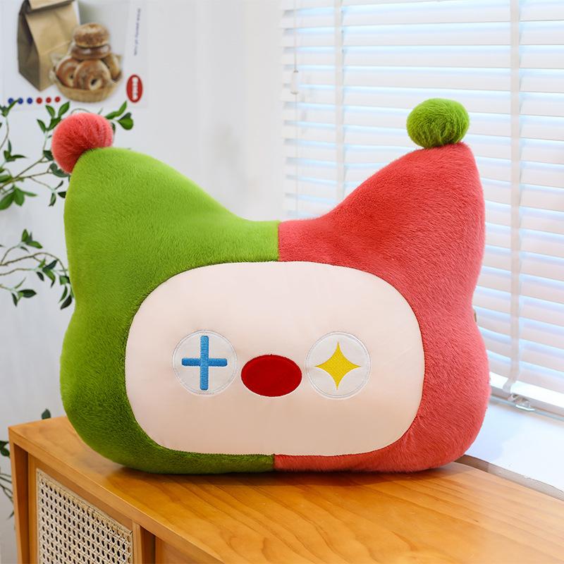 

Funny ugly cute clown throw pillow plush toy rag doll throw pillow doll 35 * 40 cm 0.53kg