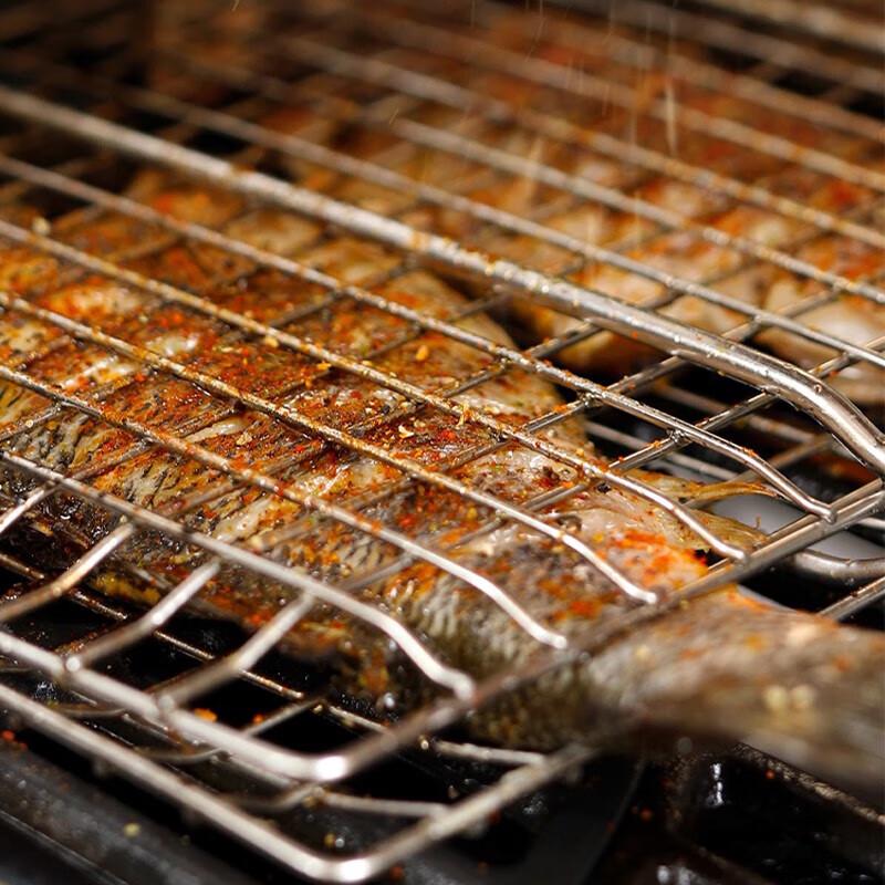 Wooden Handle BBQ Grill Clip