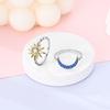 New Style 925 Silver Fashion Shining Zircon Ring Shiny Stone Simple Trendy Rings For Women Popular Wedding Jewelry Gift