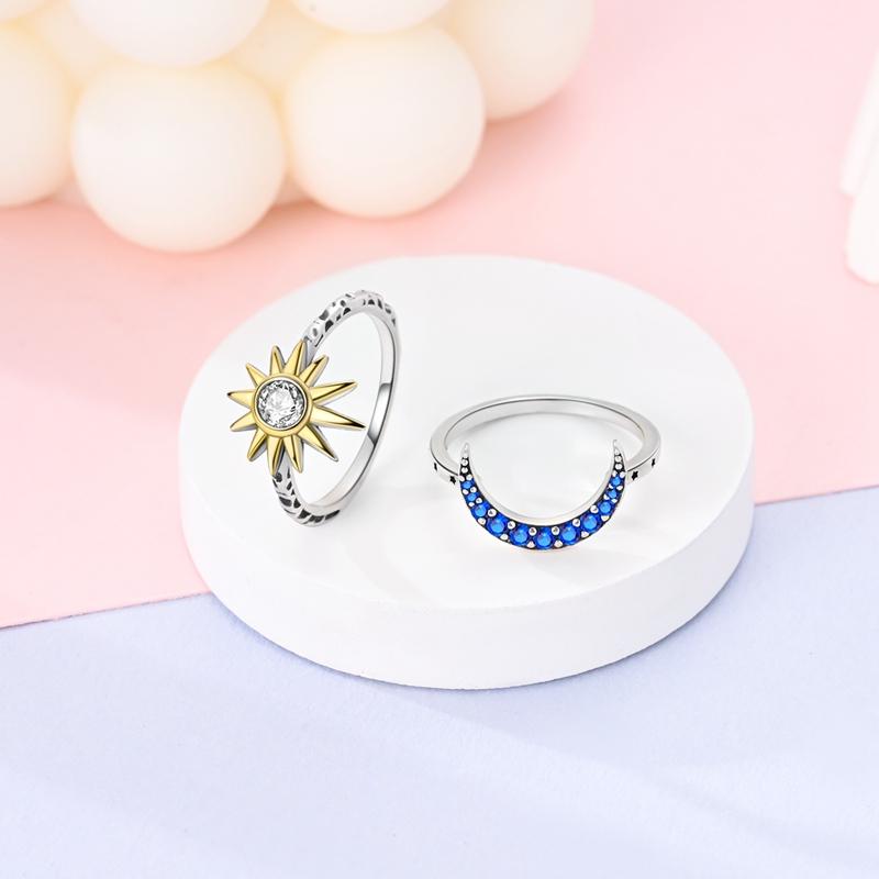 New Style 925 Silver Fashion Shining Zircon Ring Shiny Stone Simple Trendy Rings For Women Popular Wedding Jewelry Gift
