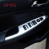 For Hyundai Tucson 2016-2020 Car styling ABS Plastic Inside Door Handle Panel Surround Window Lift Switch Cover Trim Accessories