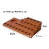 Wooden Multi-layer Essential Oil Display Rack with Multiple Slots