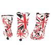 3Pcs Golf Club Head Cover Oxford Cloth British Flag Golf Head Cover for Golfer Lovers