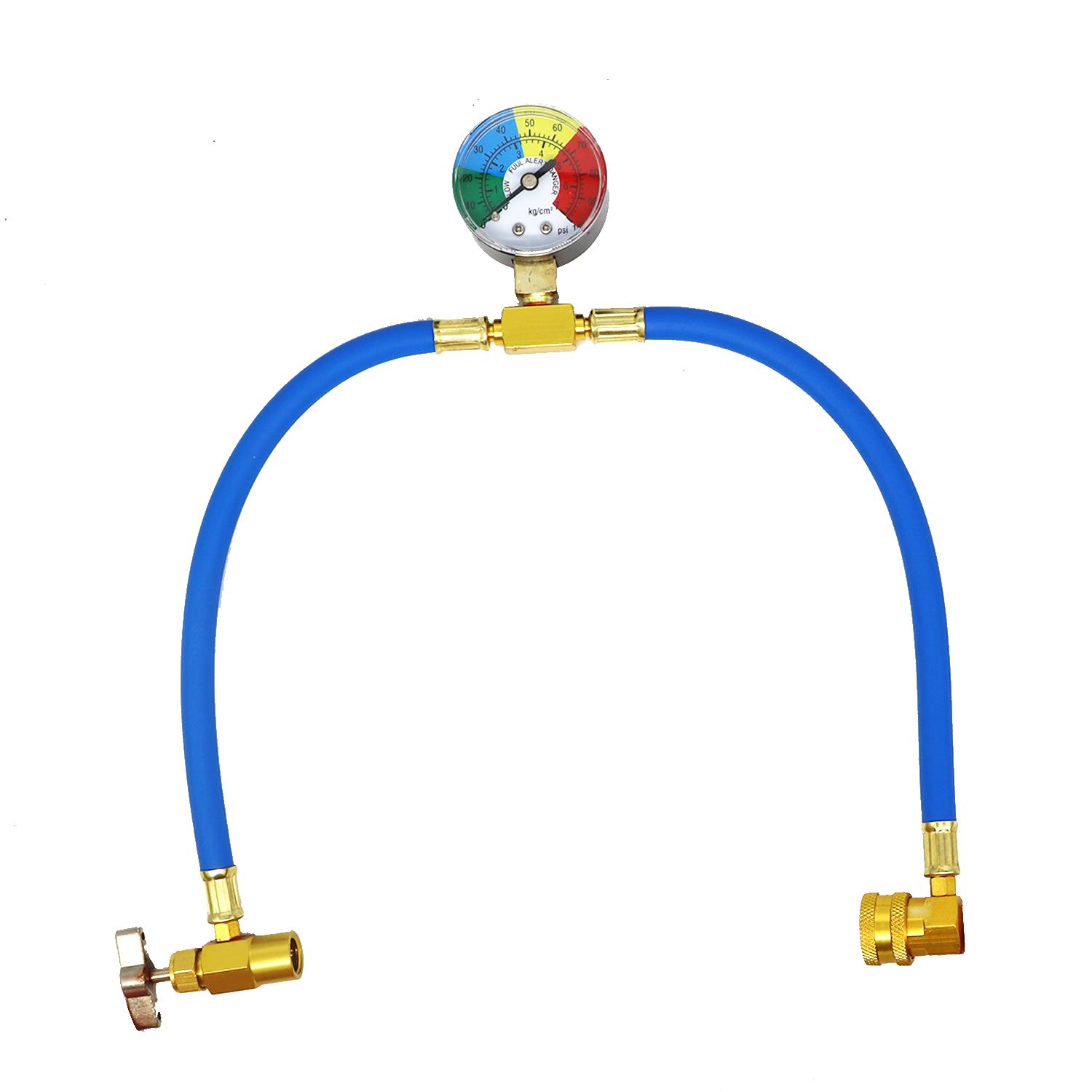 

R134a Шланг для заправки фреоном кондиционера Манометрический набор Заправка хладагентом автомобильного кондиционера Диагностика A/C Заправка хладагентом