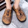 Golden Sapling Men's Casual Shoes Breathable Summer Flats Retro Outdoor Mountain Shoe Men Leisure Party Loafers Beach Moccasin