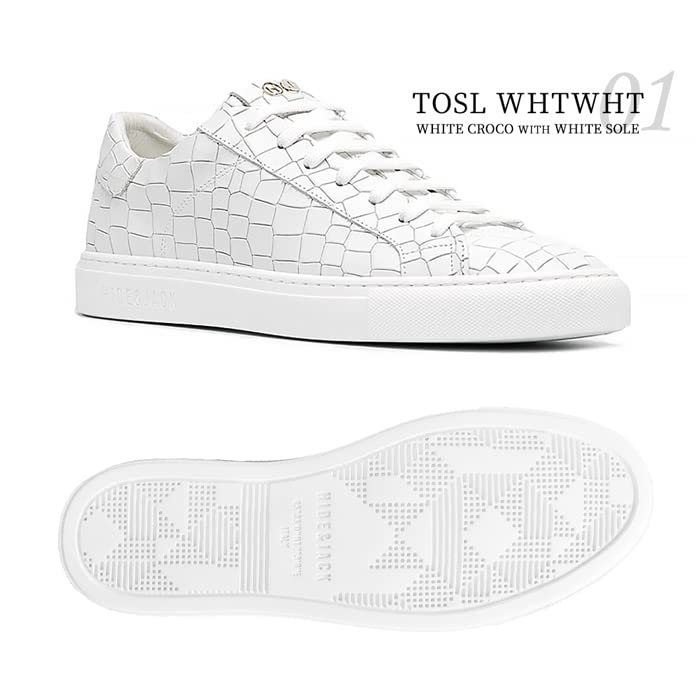 And Low Top Sneaker TOSL WHTWHT WHTRED [Hyde Jack] Men's (hj-tosl) [Item]