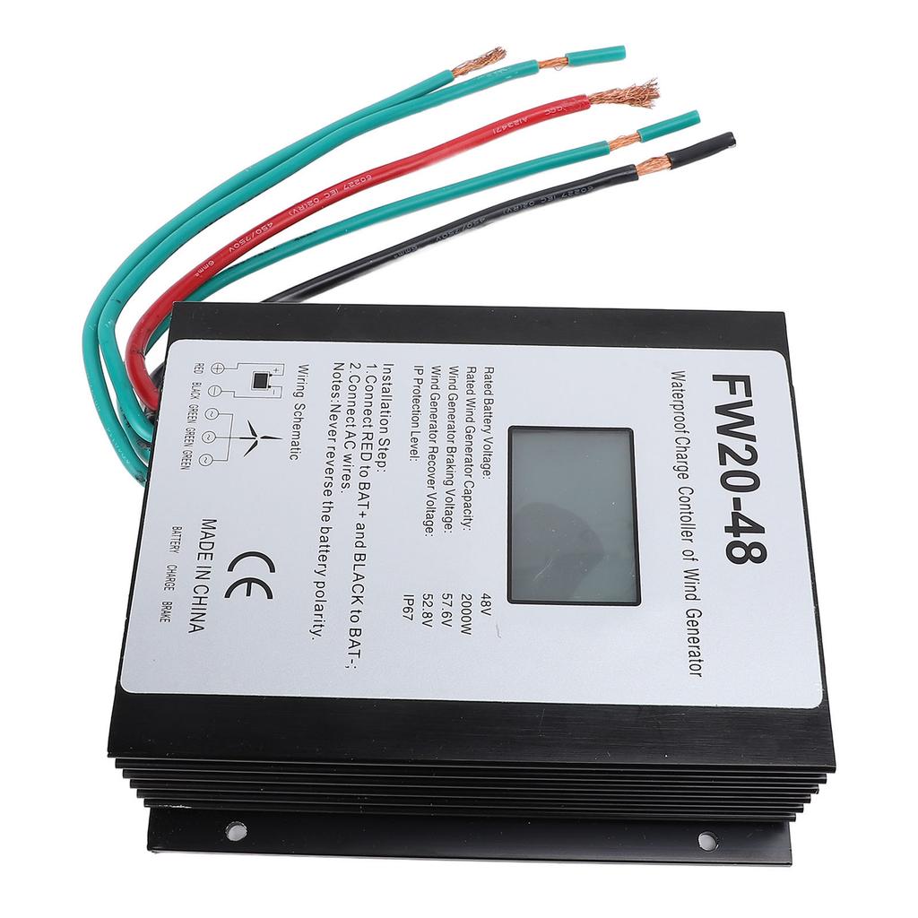 2000W Wind Turbine Charge Controller 48V IP67 Water Resistant MPPT Wind Turbine Generator