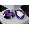 Natural 15.36 Ct CERTIFIED Purple Sapphire Pear Cut Loose Gemstones Pair A--2181