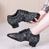Latin Dance Shoes Adult Women Teacher Shoes Soft Indoor Ballroom Dancing Shoes Training Shoes Social Modern Dancing Shoes