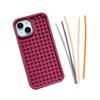 Divertente Tavola Attività Sensoriale Custodia Decompressione in Silicone per Telefono per iPhone 16 15 14 13 12 11 17 Pro Max Cover Posteriore Morbida