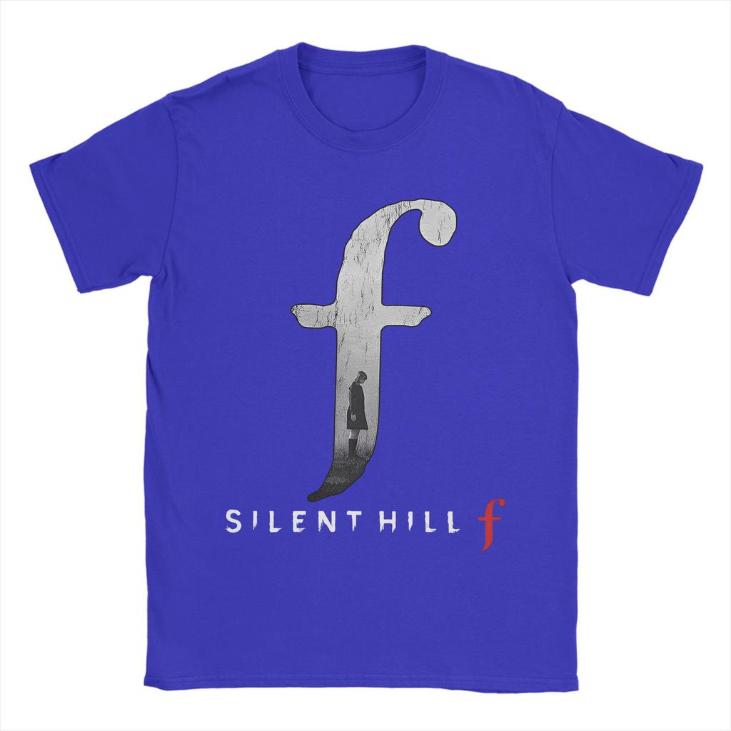 Silent Hill F Horror Game T Shirts for Unisex Pure Cotton Leisure TShirt Crewneck  Tees Short Sleeve Tops 6XL