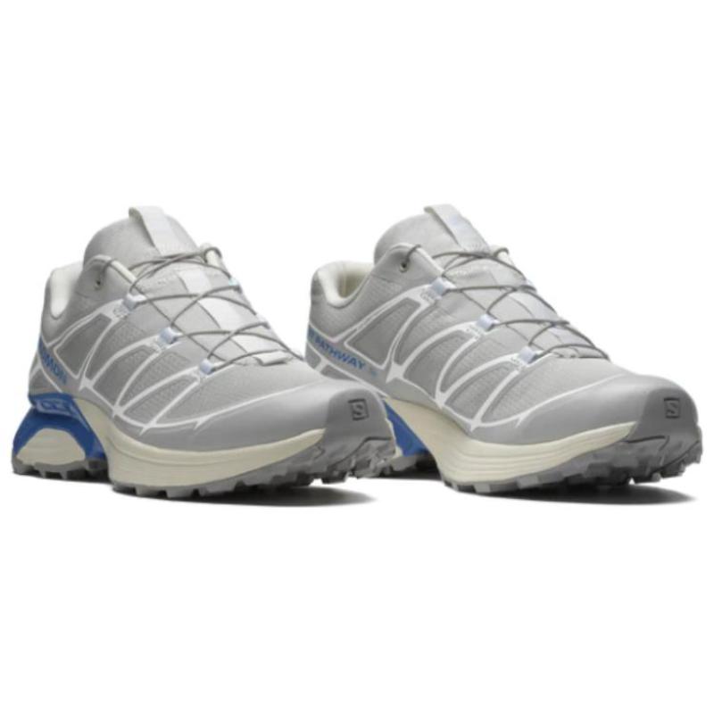 SALOMON XT Pathway Anti Slip Wear Resistant Low Top Running Shoes Unisex Gray Sneakers 478081