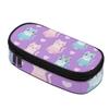 Large Capacity Pencil Case Lightweight 300D Polyester Smooth Zipper with Main Compartment Mesh Pocket and Pen Slots for Students