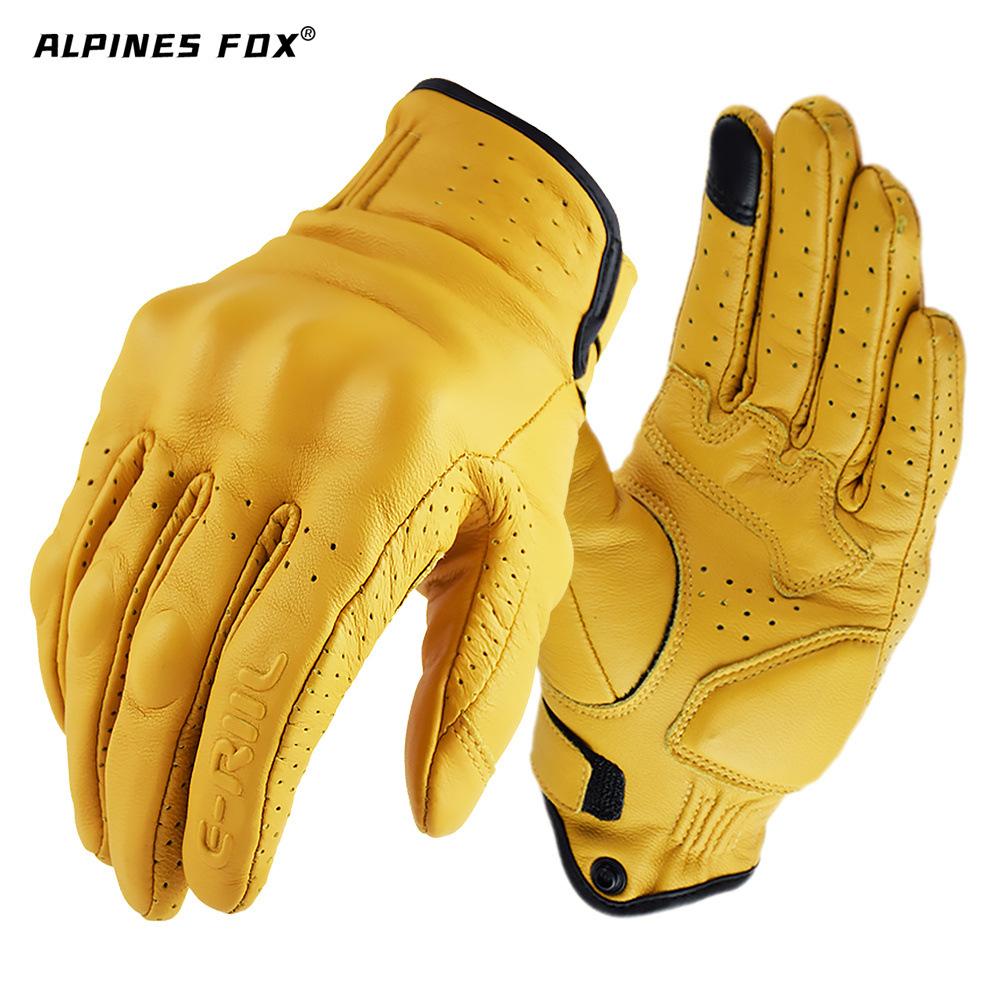 

Ретро все пальцы мотоциклетные перчатки из овчины мужские ретро классические мотоциклетные перчатки уличное защитное спортивное снаряжение для верховой езды