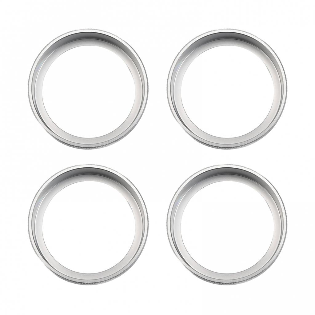 Silver Alloy Air Conditioning & Audio Knobs For VOLVO XC60 S60 S80 V40