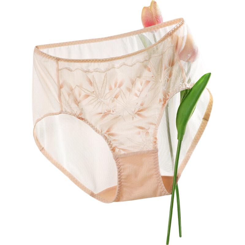 Audifen Women's Breathable Lace Hip-Covering Briefs XP4101