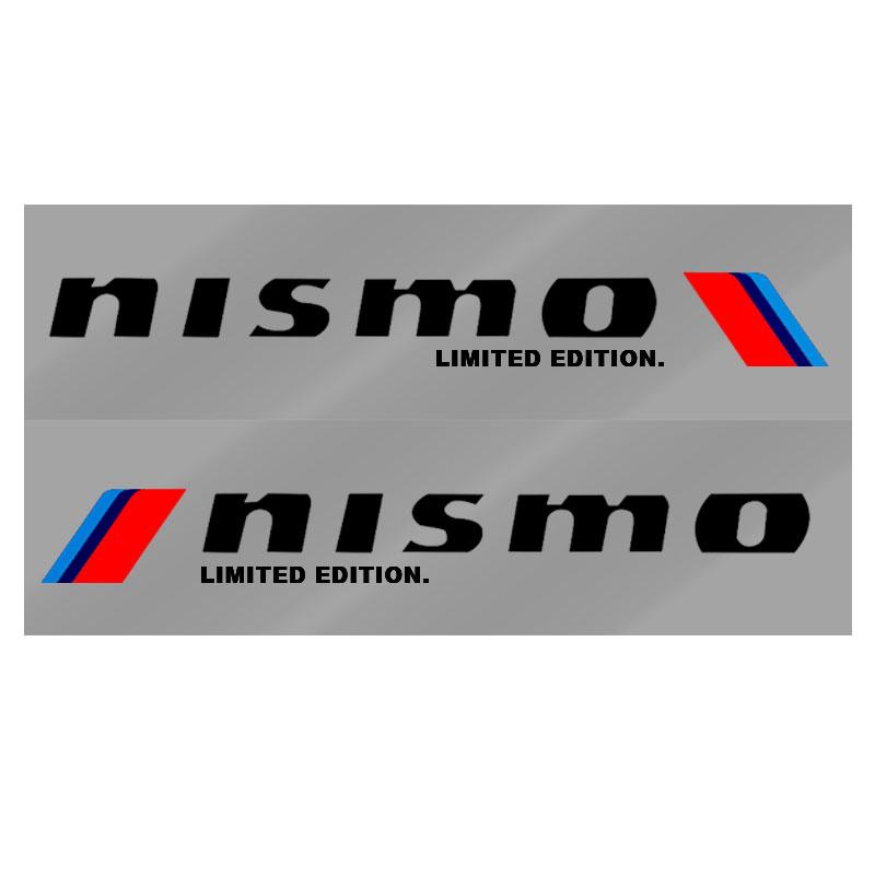 

2pcs Car 3D Stickers Auto Side Body Sports Sticker Decals Car Accessories For Nissan Nismo Qashqai J11 J10 Juke X Trail T32 Tiida Teana Skyl nismo чёрный