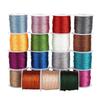 1Pc 0.2-0.8mm Multi-Color Braided Thread Macrame Cord String for DIY Bracelet Necklace Tassels Beading Craft Rope