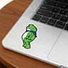 1/10Pcs Portland Frog Protester Sticker Cartoon Frog Funny Doodle Decal Toys For Refrigerator Scrapbook Luggage Waterproof U4G6