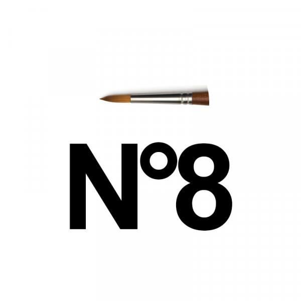 Pinceau - Rond - Acrylique - Précision - Raphaël - Série 8900 - N°8