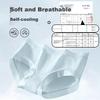 LangSha Modal Women's Underwear, Seamless 7A Mulberry Silk Antibacterial Crotch Breathable Panties, Mid-Rise Comfortable Triangle Briefs for Wome