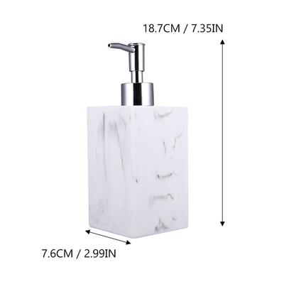 1Set Press Pump Resin Soap Dispenser Portable Bottle for Bathroom Home Office Shampoo Liquid Soap Dispenser Shampoo Bottle