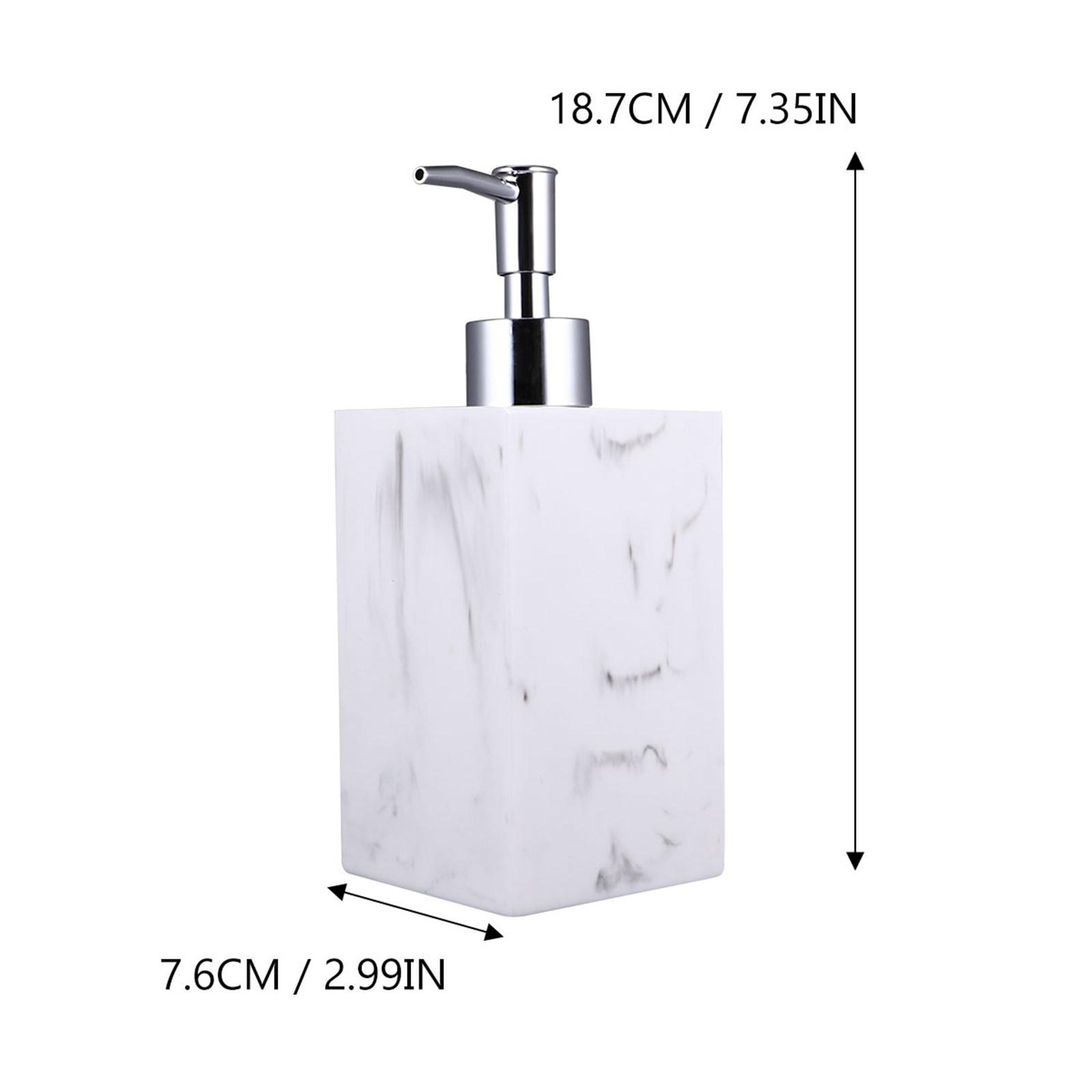 1Set Press Pump Resin Soap Dispenser Portable Bottle for Bathroom Home Office Shampoo Liquid Soap Dispenser Shampoo Bottle белый