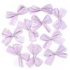 10Pcs/Lot 4x5.5cm Pearlescent Satin Ribbon Fold Bows Decoration Bow Small Bowknot Gift Flower Wedding Bow For Craft Handwork DIY