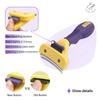 Pet brush pet grooming tool deshedding comb Teddy and Golden Retriever hair removal brush pet cleaning supplies