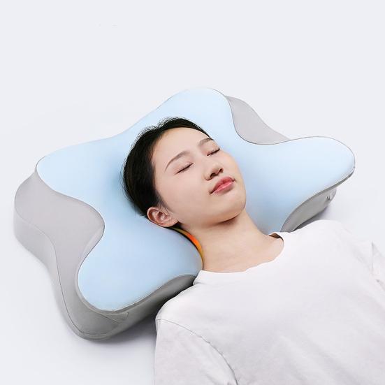 Memory Foam-Kissen, langsame Rückfederung, elastisches Nackenschmerzlinderungskissen, Kühltechnologie, Schlafkissen, hochdichte Unterstützung, atmungsaktiv, waschbar, Seiten- und Rückseite