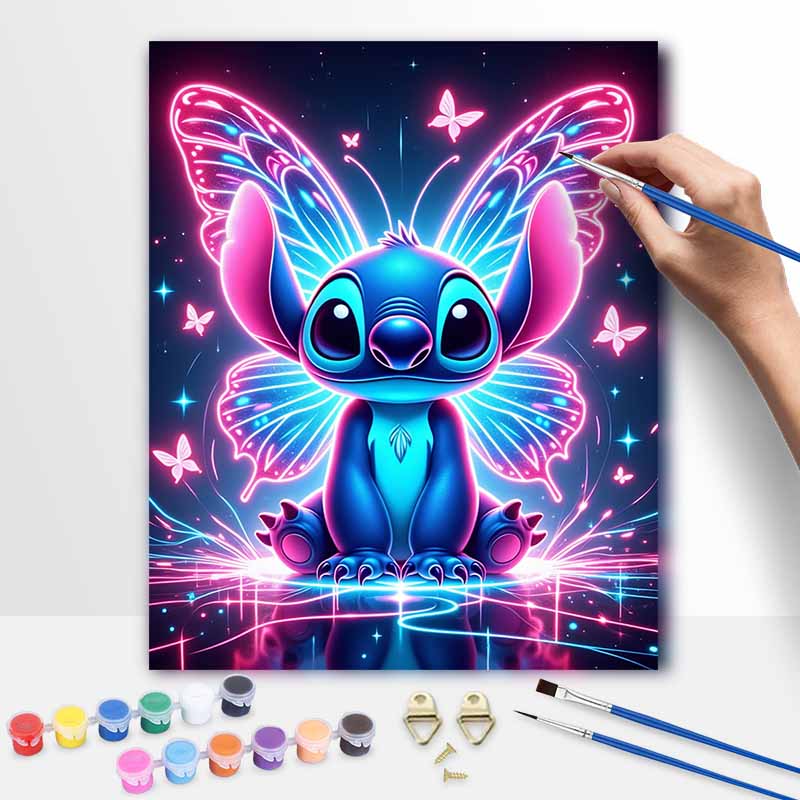 Disney Butterfly Stitch Oil Painting Hand Painting Art Kit Coloring Painting Handmade Diy Home Decoration Gift
