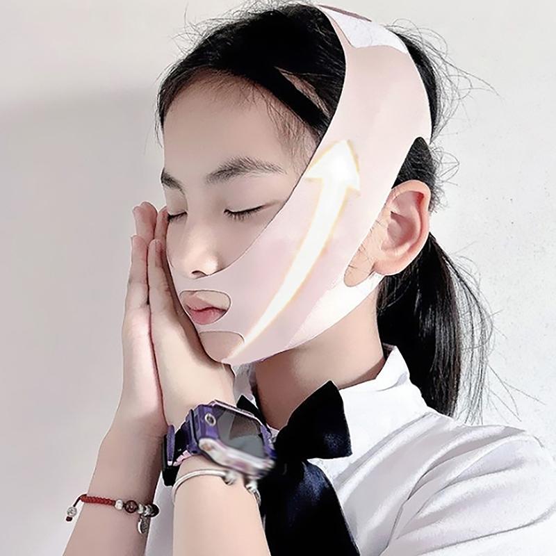 Děti Spící Proti Otevřeným Ústům Prevence Otevírání Úst V-Face Bandáž Obličejová Maska Zpevnění Pokožky Korekce Dětské Spánkové Návyky