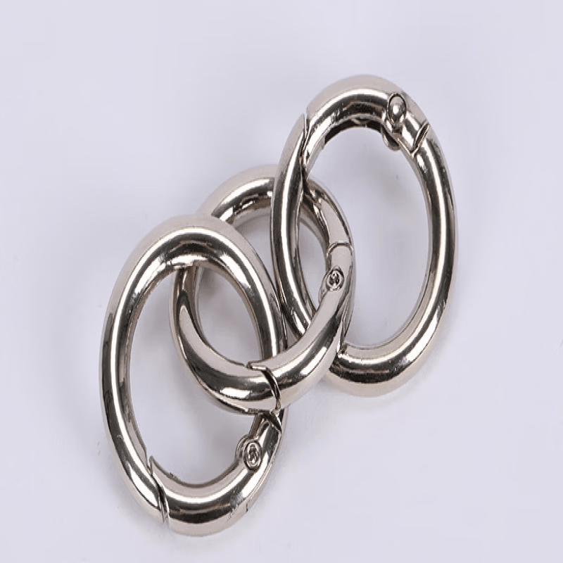 Tolex Thick Stainless Steel Keyring (5-Pack)