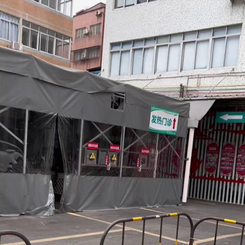 PVC Tarpaulin with Two Zippers Thickened 0.35mm 450 G/m² Waterproof Tarp Vinyl Outdoor Curtains For Patio Pergola Gazebo Porch