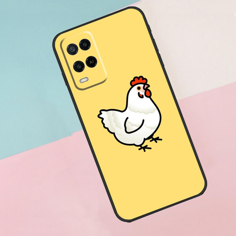 Chubby Chicken For Oppo A74 A94 A54 A80 A78 A98 A40 A60 A18 A38 A58 A15 A17 A77 A57S A16 A76 A96 Phone Case