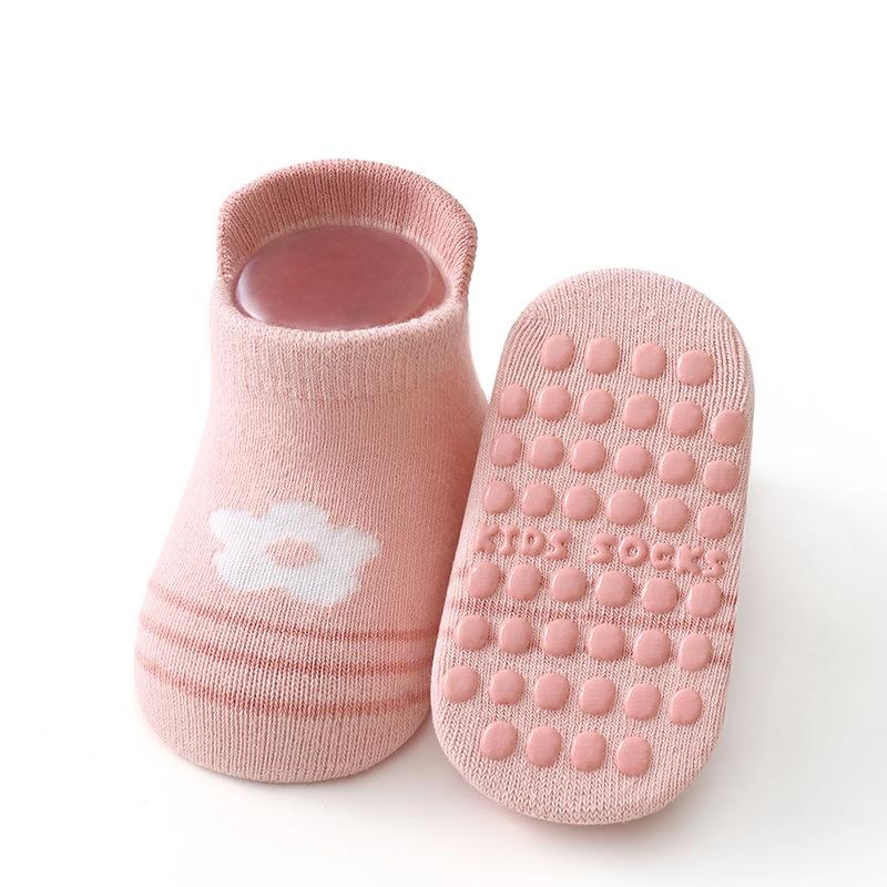 Baby Anti-Rutsch Socken Herbst Winter Baumwolle Gestrickt Kinder Cartoon Kurze Socken Lässig Säugling Kleinkind Bodensocken Für Mädchen Jungen 0-5 Jahre