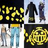 Exquisite One Piece Trafalgar Law Cosplay Costume Set With Cloak Pants And Hat