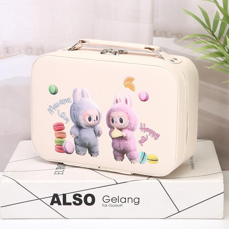 

Многофункциональная ручная косметичка, Портативная косметичка, Детское хранение, Ручная маленькая квадратная сумка, Большая вместимость 25*18.5*11.5cm белый