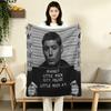 1PC Dean Winchester Patterned Flannel Blanket Suitable For All Seasons For Home Decor Warmth And Comfort Gifts Holiday Present