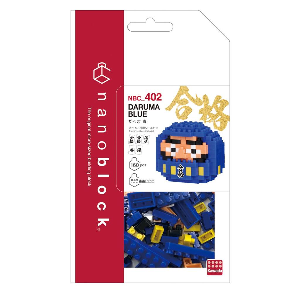 Kawada Nanoblock Daruma Doll x x 18 cm (Blue) NBC_402 1.3 10.5